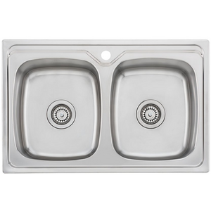 Oliveri Endeavour Double Bowl Universal Sink