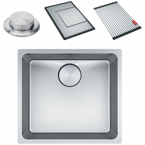 Franke Mythos 450mm Single Bowl Undermount Sink with Accessories
