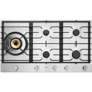 ASKO 90cm Natural Gas Cooktop with Super Flex Wok Burner Stainless Steel