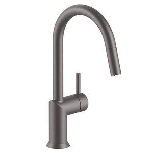 Fantini Nostromo Sink Mixer with Pull Out Hose - Matte Gunmetal PVD