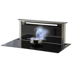 Sirius 90cm Presto B4 Induction Cooktop with Integrated Downdraft Rangehood Gloss Black