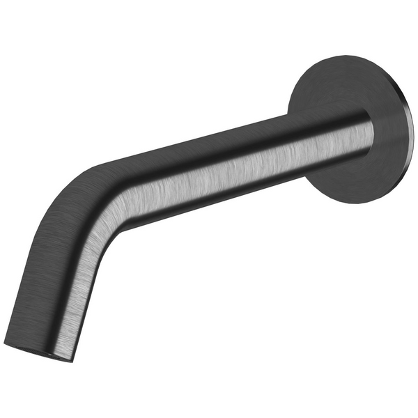 Sussex Taps Virgo Wall Basin or Bath Outlet 200mm LUXPVD Brushed Smoke Gunmetal VGWBBO20001-54