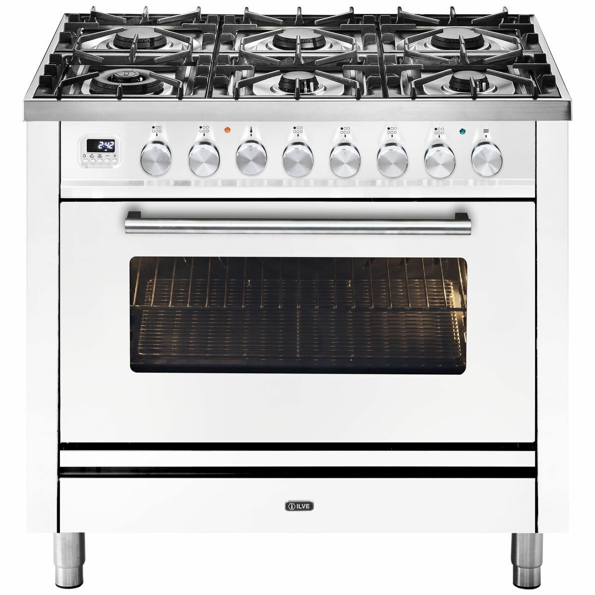 White 90cm freestanding oven cheap