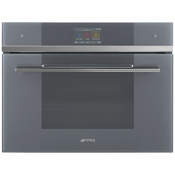 Smeg 60cm Linea Compact Speed Combi Microwave Built In Oven SF4104WMCS Winning Appliances