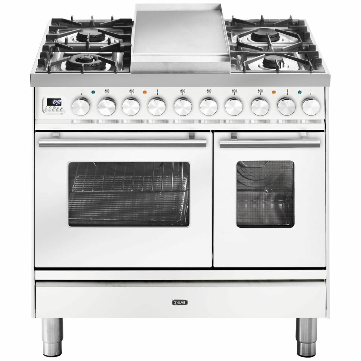 ILVE Professional Plus Series 90cm Dual Fuel Four Burner