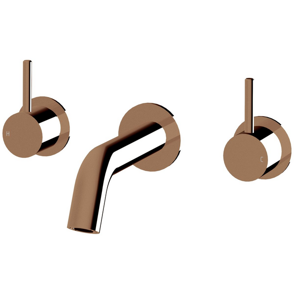 Sussex Taps Virgo Wall Basin or Bath Set 150mm LUXPVD Silk Rose Gold VGWBBS15001-65