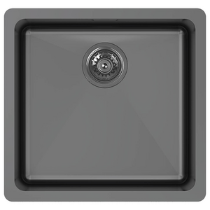 Abey 45L Single Bowl Laundry Tub With Overflow Black Pearl
