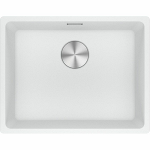 Franke Maris 520mm Single Bowl Flushmount Sink with Extension Drainer Polar White