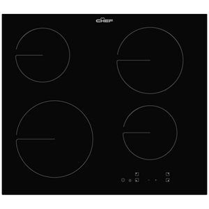 Chef 60cm 4 Burner Ceramic Cooktop