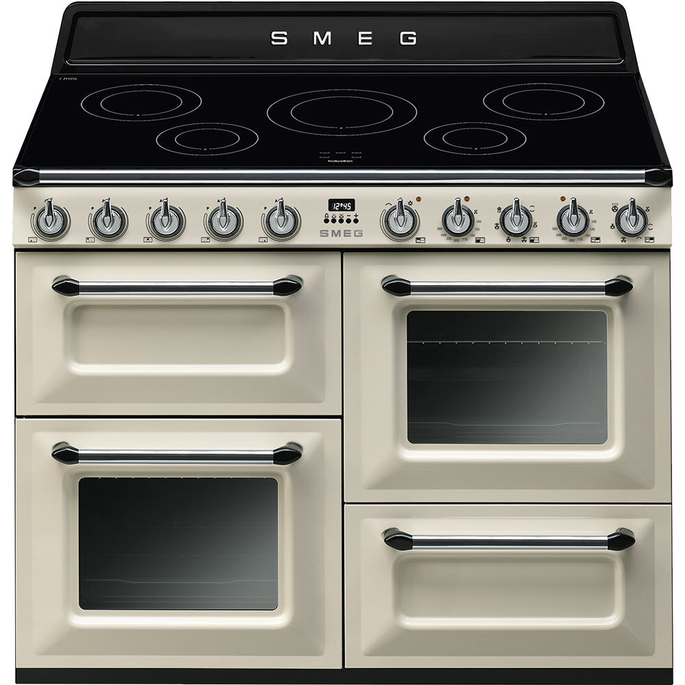 Smeg 110cm Victoria Aesthetic Freestanding Electric Oven Stove TR4110IP Winning Appliances
