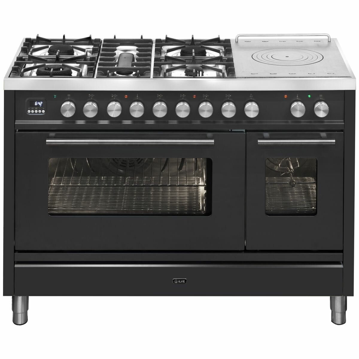 ILVE Professional Plus 120cm Freestanding Oven Matt Graphite P12SDWE3MG