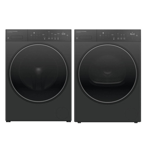 Fisher & Paykel Series 5 10kg/10kg Front Load Washer and Heat Pump Dryer Laundry Package Graphite WH1060PG5DH1060PG5