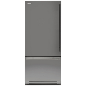 Fhiaba 427L Classic Fridge with TriMode and Ice Maker Left Hinge Satin Steel