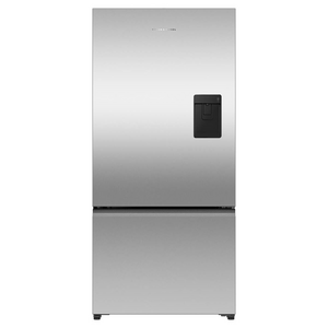 Fisher & Paykel Series 5 515L Bottom Mount Fridge with Ice and Water Stainless Steel Right Hinge