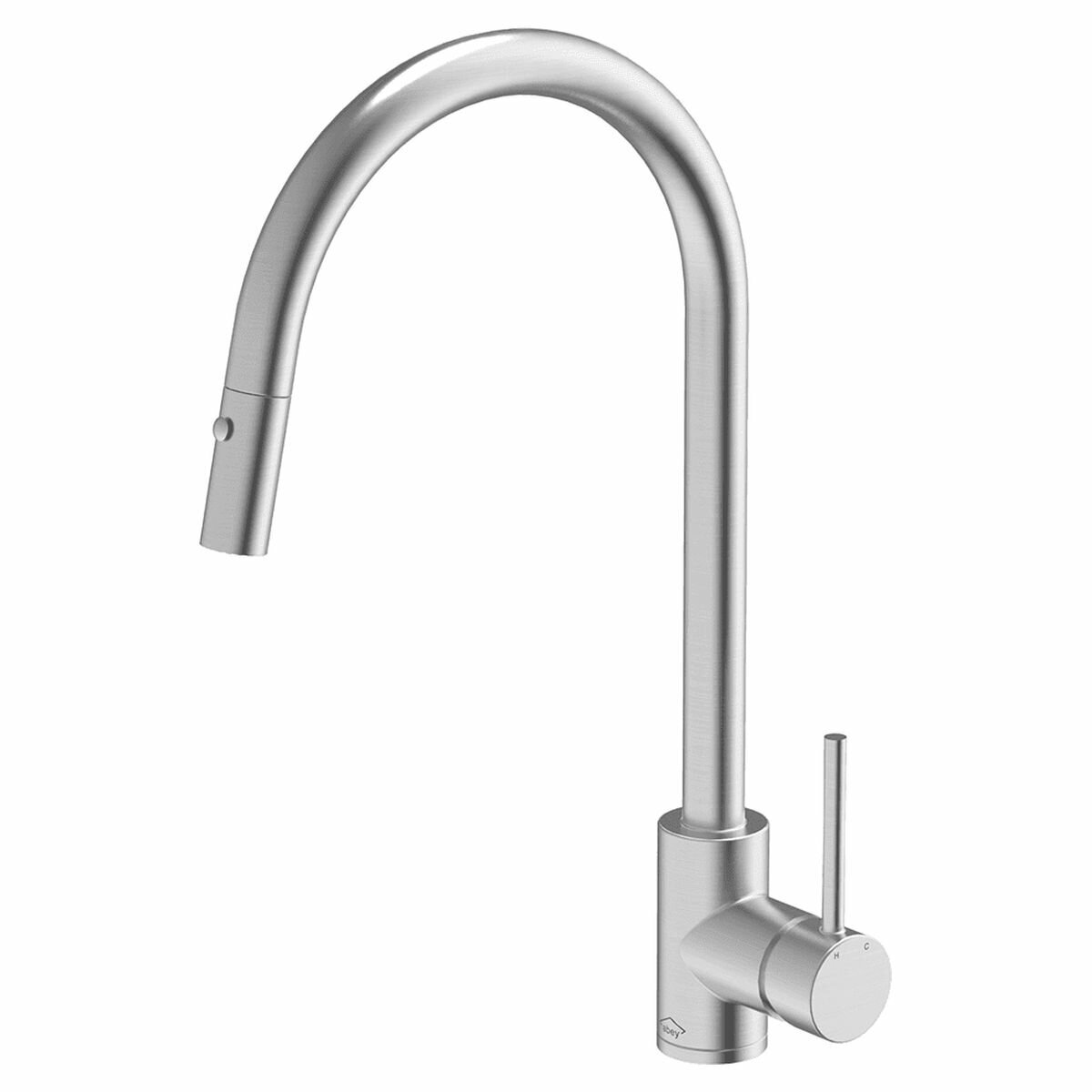 Abey Gooseneck Pull Out Kitchen Mixer Tap KTA037BR Winning