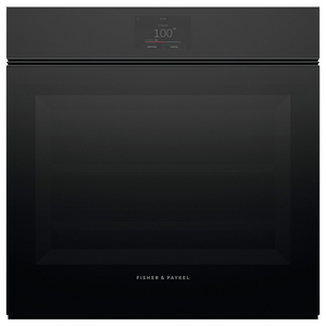 Fisher & Paykel Series 11 60cm Minimal Handleless Combi-Steam Oven Black Glass