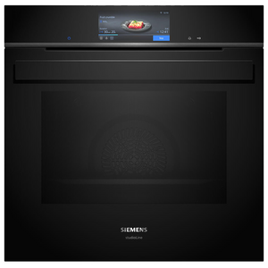 Siemens iQ700 60cm Built-In Oven with Steam Function - Black