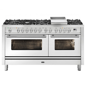 ILVE Professional Plus 150cm Freestanding Dual Fuel Oven/Stove