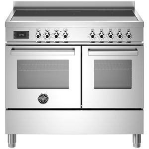 Bertazzoni 100cm Stainless Steel Induction Freestanding Double Oven