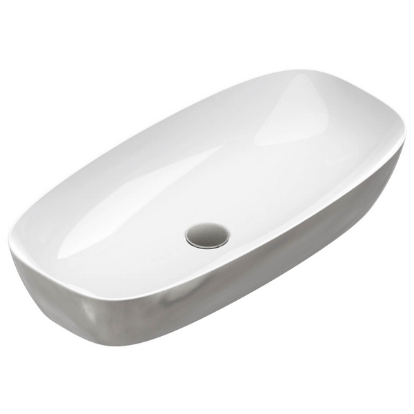 Catalano Alvea 800x400 Countertop Basin White / Silver 0622800041