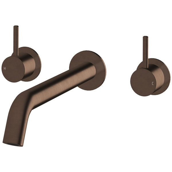 Sussex Taps Virgo Wall Basin or Bath Set 250mm Living Rustic Bronze VGWBBS25001-21