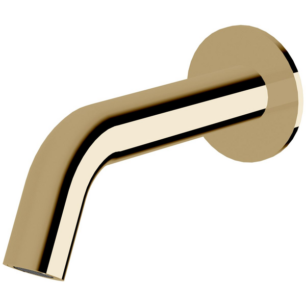 Sussex Taps Virgo Wall Basin or Bath Outlet 150mm LUXPVD Pure Gold VGWBBO15001-59