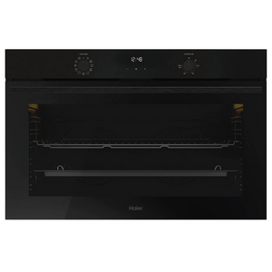 Haier 90cm 300 Series Built-in Oven Black