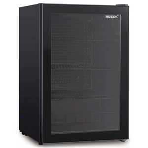 Husky 130L Undercounter Bar Fridge Black