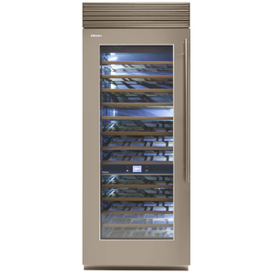 Fhiaba 90cm X-PRO Wine Cellar Left Hinge Pearl Silver