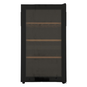 Cantina 49 Bottle Dual Zone Freestanding Wine Cabinet Black