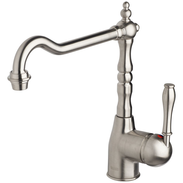 Armando Vicario Provincial Single Lever Kitchen Mixer Tap Brushed Nickel PALAIS-BN-LF