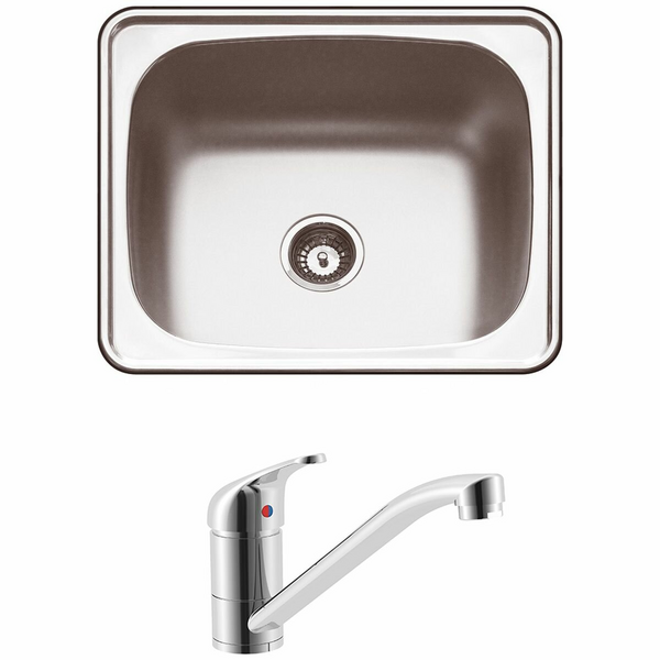 Abey The Lodden Single Bowl Sink Pack PR45AT