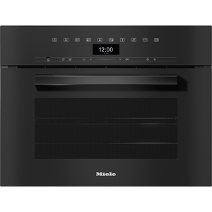 Miele 60cm Built-In Steam Combi Oven with Hydroclean Black DGC7440HCPROOBSW