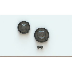 Pitt Bennett 2 Burner Natural Gas Cooktop Black Brass
