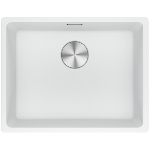 Franke Maris 520mm Single Bowl Undermount Sink Polar White MRG110-52PW-B