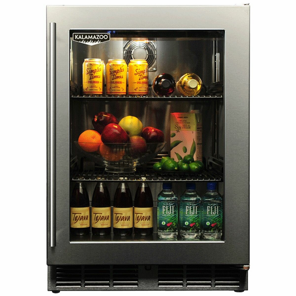 Kalamazoo Outdoor Gourmet 24" Indoor/Outdoor Bar Fridge HPA24RO-3-3RL-M6