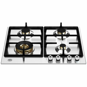 Bertazzoni 60cm Professional Series Stainless Steel Gas Cooktop with Wok Burner
