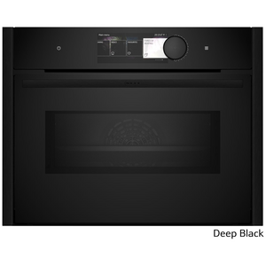 NEFF 45cm Pyrolytic Compact Oven with Microwave Deep Black