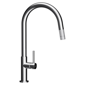 Abey Schock Talia Pull Out Kitchen Mixer Tap with Jet Spray Stainless Steel