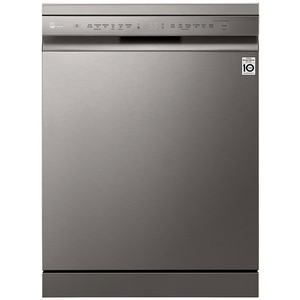 LG 14 Place QuadWash Dishwasher in Platinum Steel Finish