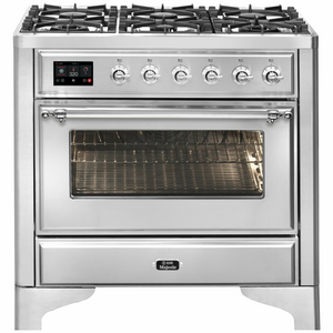 ILVE Majestic 90cm Freestanding Dual Fuel Oven