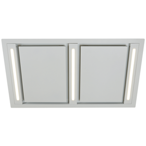 Schweigen 120cm White Ceiling Cassette Rangehood with ISO Drive SP Twin Motors