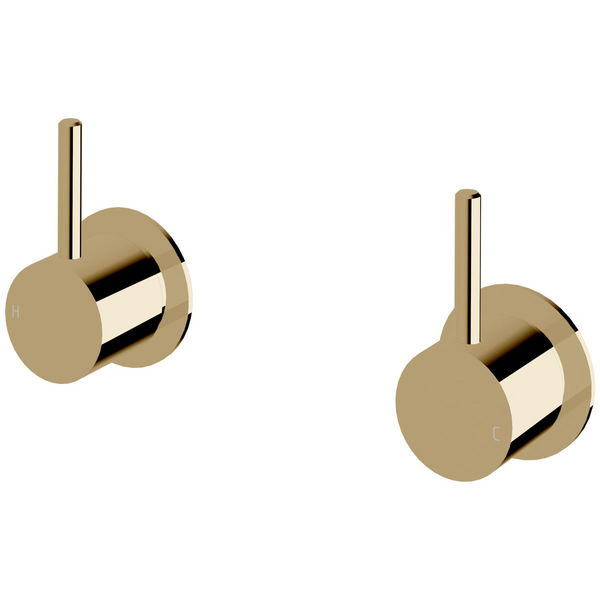 Sussex Taps Virgo Wall Top Assembly LUXPVD Pure Gold VGWTA01-59