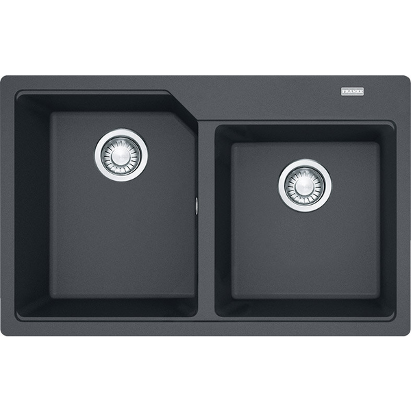 Franke Urban 1 and 3/4 Bowl Topmount Sink Onyx UBG620-86ON