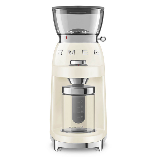 Smeg 50's Retro Style Coffee Grinder Cream CGF03CRAU