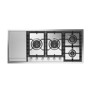 ILVE 120cm Professional Plus Gas Cooktop with Teppanyaki