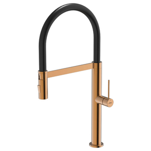 Abey 304 Chef Pull Out Kitchen Mixer Tap with Dual Spray Copper