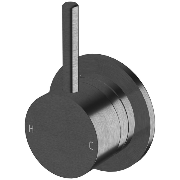 Sussex Taps Virgo Wall Mixer Brushed Smoke Gunmetal VGWM-01-54