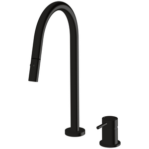 Sussex Taps Virgo Hob Set Pull Out Spray Tap LUXPVD Matte Opium Black
