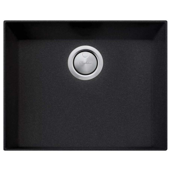 Oliveri Florence Black Single Bowl Undermount Sink FE-BL1560U